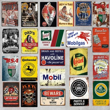 

Vintage Tin Signs Shabby Chic Motor Home Metal Plate Wall Bar Home Art Garage Decor Poster 30X20CM XP-18A