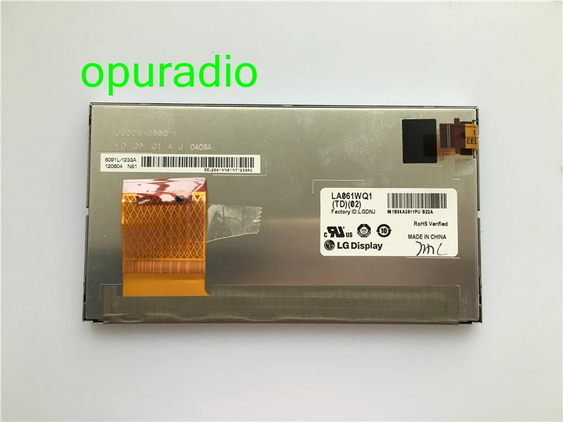 Сенсорный ЖК-экран LA061WQ1(TD)(02) LA061WQ1(TD)(05) 480*272 TFT 6 1 дюйма для автомобильного