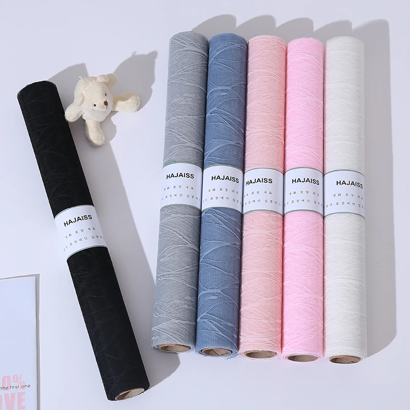 

50cm*5yards Multicolor Lightning Pattern Wrapping Paper Thickening Mesh Flowers Floral DIY Material Wrapping Paper