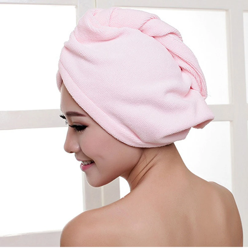 Быстросохнущее полотенце для волос из микрофибры для женщин и девушек, супер впитывающее плотное банное полотенце для волос, полотенце для салонов