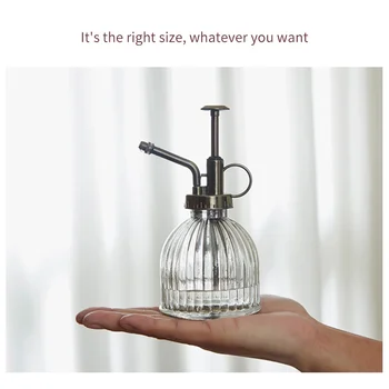 

Plant Flower Glass Watering Pot Spray Garden Mister Sprayer Hairdressing Watering Pot Practical Garden Tool
