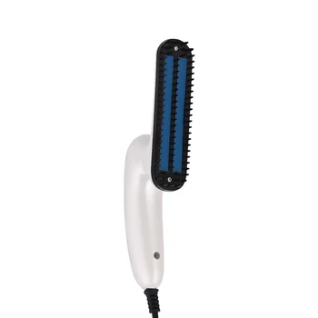 

Folded Beard Straightener Comb Electric Men Hair Brush Straightening ion Hair Styling Tool Salon Men Hair Styler Beard Comb