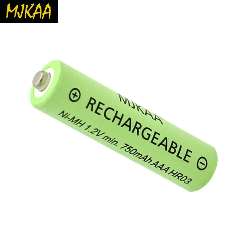 MJKAA AAA 1 2 V Ni MH аккумулятор 3A 750mAh аккумуляторная безопасность|Перезаряжаемые