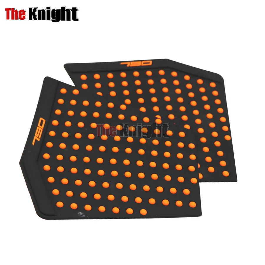 Черный/оранжевый 2 шт газовый бак Тяговая боковая накладка наколенник стикер на