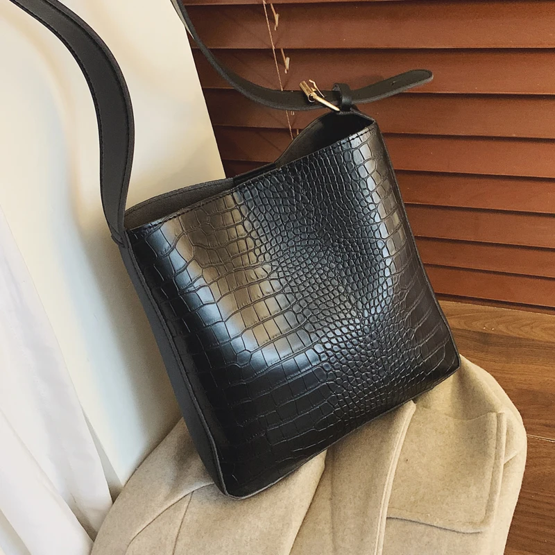Ретро женская сумка популярная новая Корейская текстурированная каменная сумка через плечо модная сумка через плечо