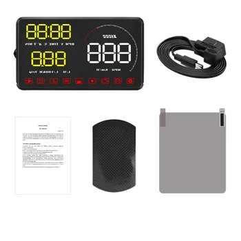 

Smart Hud Display A9 Large Screen Car Monitor Hud Head Up Display Reflector Projector