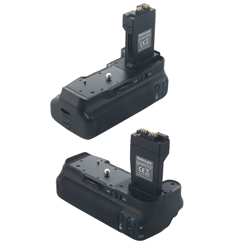 BG-E7 Equivalent Battery Grip Replacement Camera LP-E8 Batteries Holder Pack Compatible with EOS 550D/600D/650D/700D/T5I D5QC