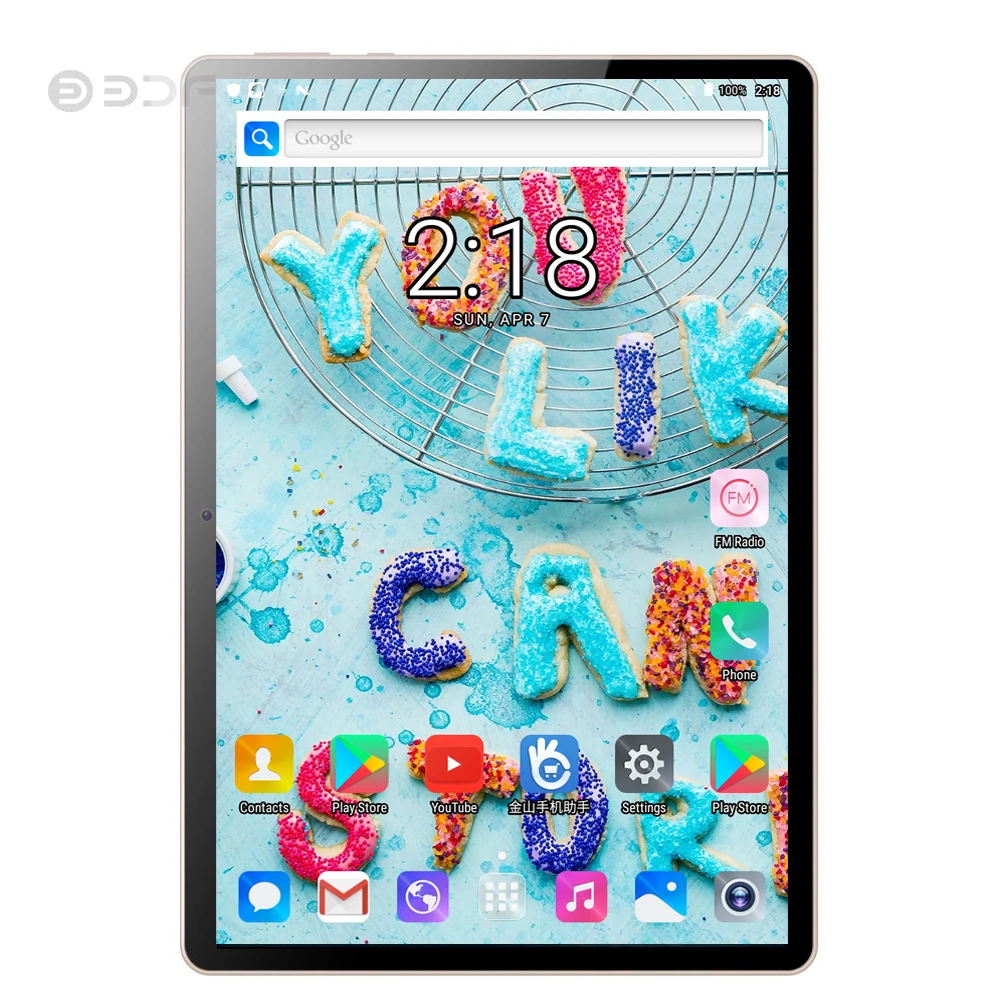BDF Tablet 10 Inch Dual SIM Card Android 7.0 Octa Core IPS Tablet Pc WiFi CE Brand 3G Phone Tablet Laptop 4GB+64GB Pc Tablet 10