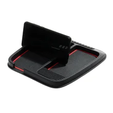 Силиконовый резиновый коврик для приборной панели автомобиля держатель для телефона карточка с телефоном для временной парковки номер стикер держатель Противоскользящий коврик