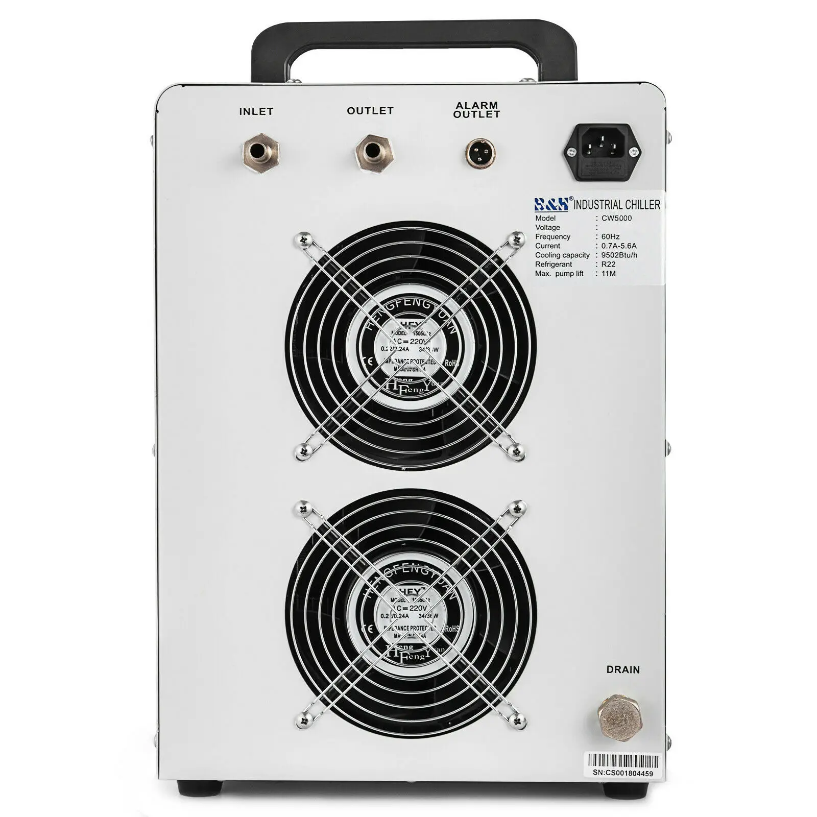 CW 5000DG промышленный охладитель воды для 80/100 Вт CO2 лазерный охладитель|Аксессуары