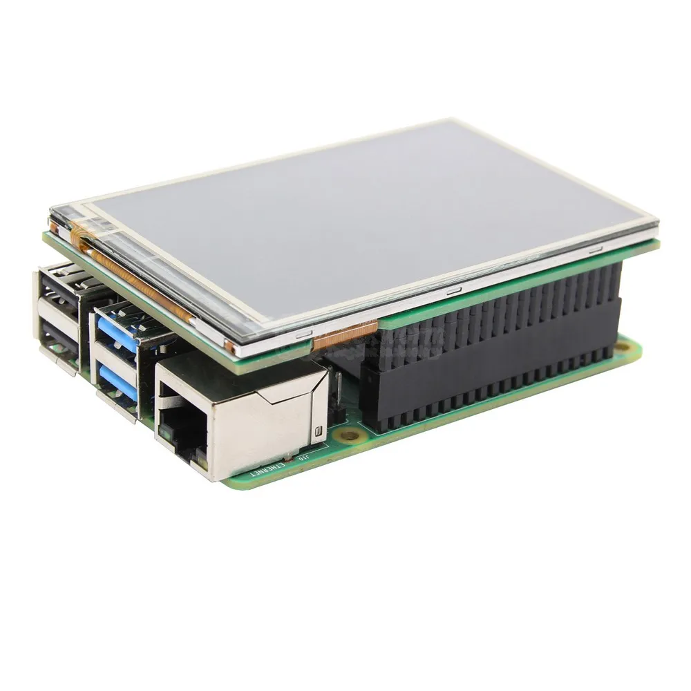 Raspberry Pi 4 Модель B 3 5 дюймов Самый быстрый 60 + fps TFT сенсорный экран 480x320