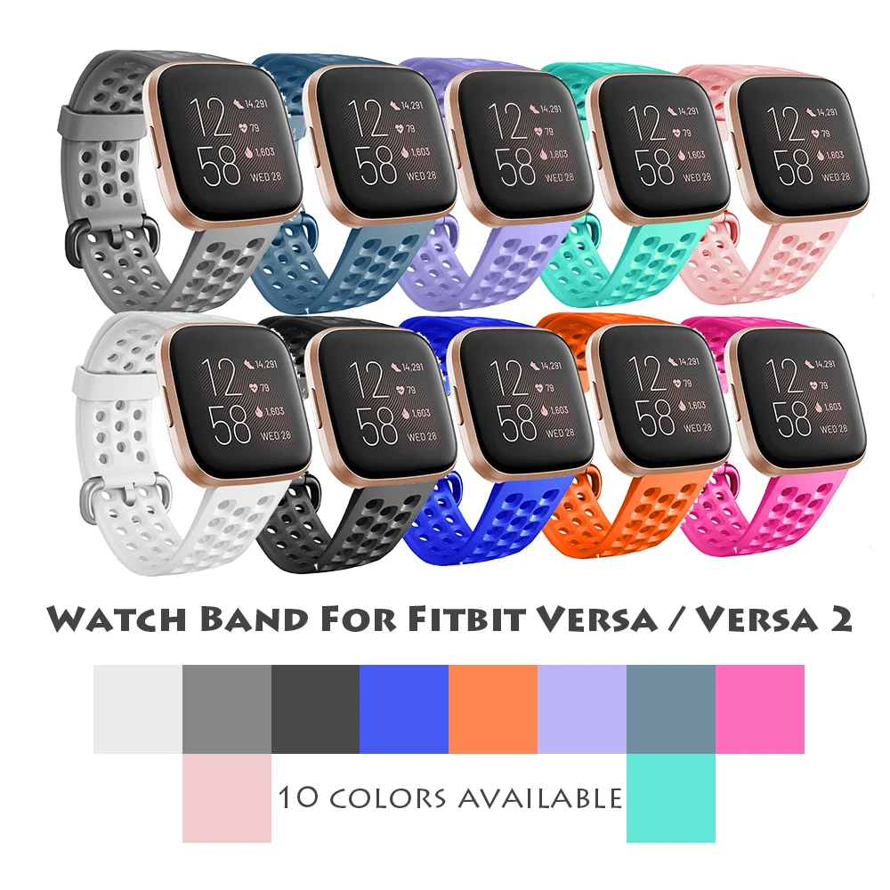 

Strap For Fitbit Versa 2 Soft Silicone Wristband Replacement Quick Release Wristband Bracelet For Fitbit Versa 2/Versa Strap