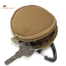 Многофункциональная сумка для хранения продуктов на открытом воздухе, треугольная Пряжка, круглая сумка для наушников, u-диск, зарядное устройство, портативная Защитная сумка для ключей