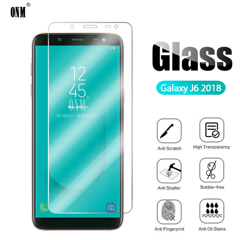 2.5D 9H закаленное стекло премиум класса для Samsung Galaxy J6 2018 J600F J600G Защитная пленка
