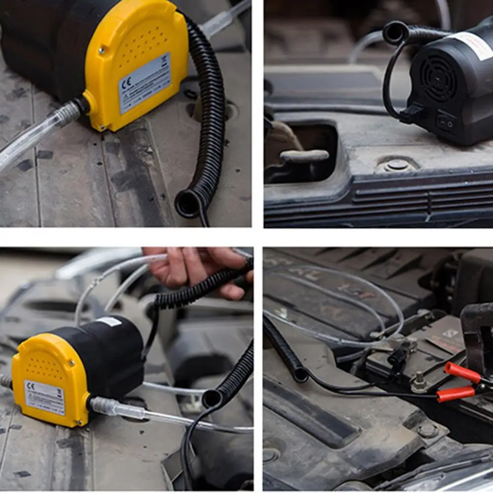 12V электрический самовсасывающий насос автомобильные масла смазанный Шестерни дизельный масляный насос инструменты для ремонта автомобиля