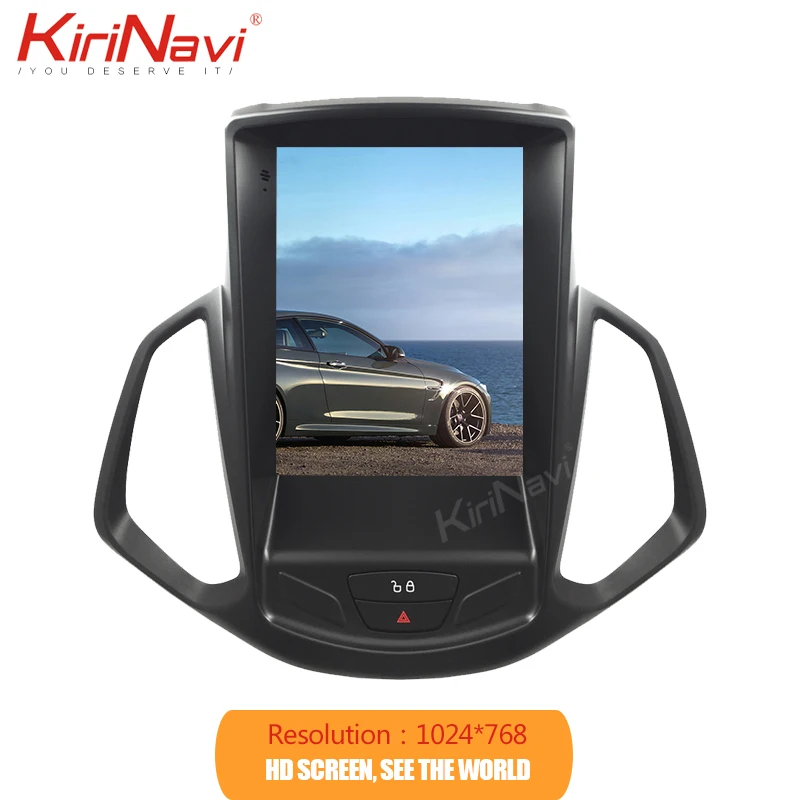 KiriNavi вертикальный экран Tesla стиль 10,4 ''Android 8,1 автомобильный Dvd мультимедийный плеер для Ford Ecosport радио Automotivo 2013