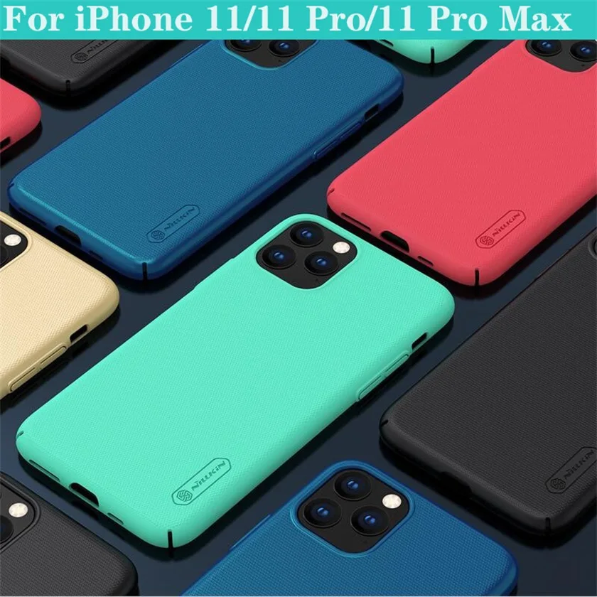 Чехол Nillkin для iPhone 11 Pro Max(5,8/6,1/6,5), суперматовый защитный чехол из жесткого поликарбоната, защитная задняя панель для телефона, чехол для iPhone11 Pro