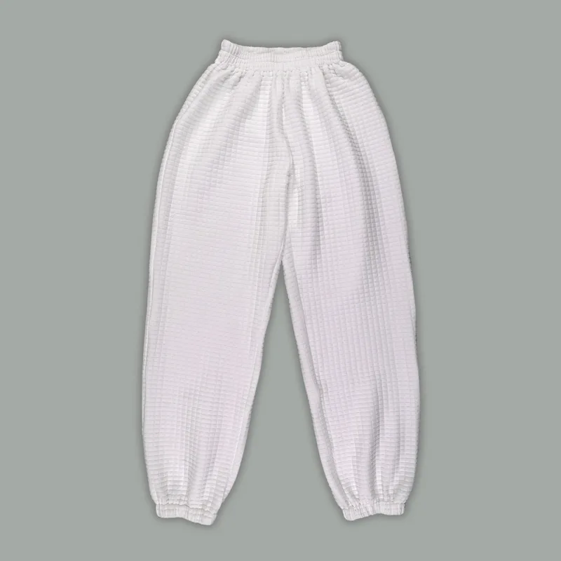 Кремово-белые свободные шаровары осенние женские уличные модные повседневные штаны Harajuku дикие брюки
