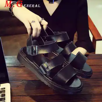 

Breathable Men Sandals Summer Man Casual Cow Leather Shoes Male Buckle Soft Rubber Slippers Mens Open Flats Gladiator Shoes C24
