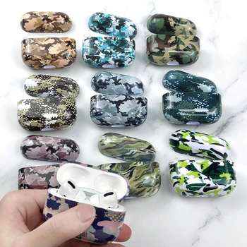 

Couple Marble Pattern Hard PC Earphones Box Case For Apple Airpods Pro Fashion Protective Cases Accessories For Air pods 3 2019