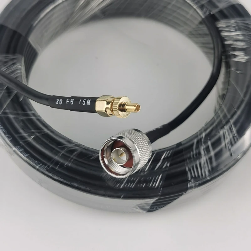 TS9 15 Meters RF coaxial cable LMR200 N male plug to TS9 extension cord 3D FB rg58 cable Suitable for 3G 4G 5G antenna