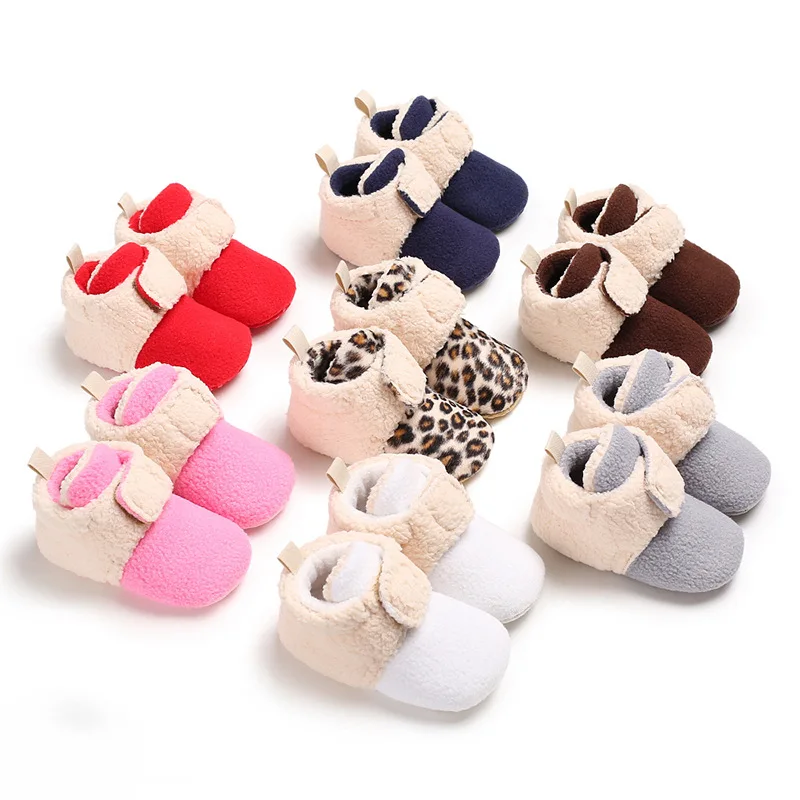

Baby Girls Boys Winter Keep Warm Shoes First Walkers Sneakers Kids Crib Infant Toddler Footwear Boots Newborns Prewalkers