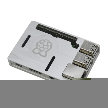 

3 In 1 Raspberry Pi 3 Model B+(Plus) + Cnc Aluminum Case With 5V 2.5A Power Adapter Kits Silver Eu Plug