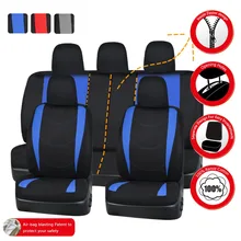 Wesheu Car Seat Covers Universal Auto Interior Accessories Gray Blue Red Car Seat Protector With 2mm Foam Covers