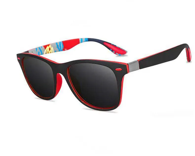 ZXWLYXGX, классические поляризационные солнцезащитные очки, для мужчин и женщин, фирменный дизайн, для вождения, квадратная оправа, солнцезащитные очки, мужские очки, UV400, Gafas De Sol - Цвет линз: C12