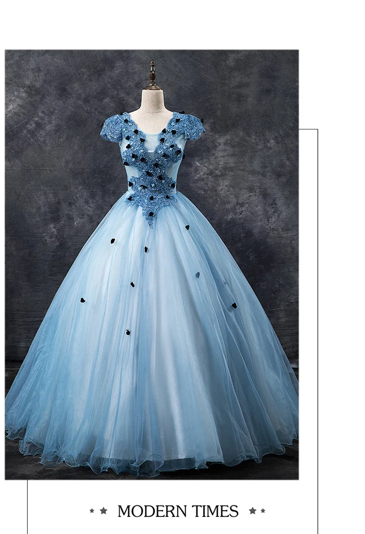 Quinceanera Vestidos милые 16 Бальные платья настоящая фотография дешевый аппликации бальные платья новое поступление
