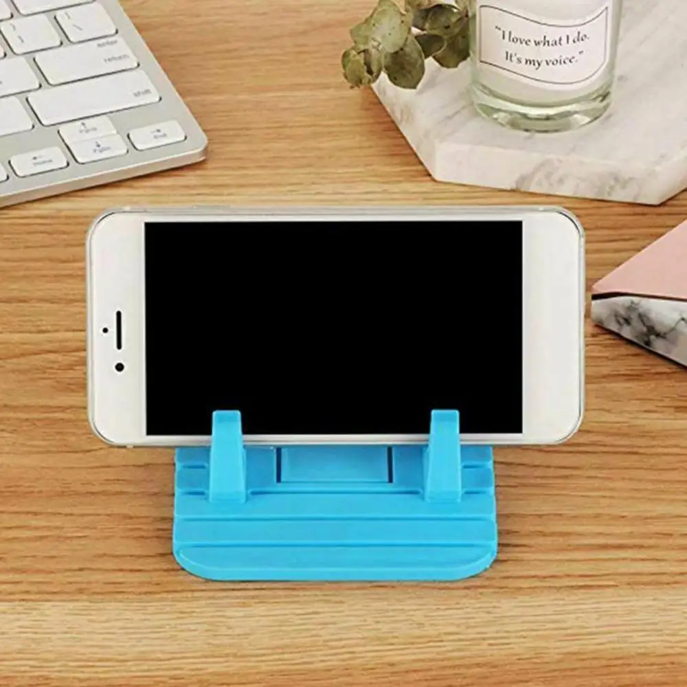 Auto Telefon Halter Non-Slip Gummi Matte Für iPhone Samsung Xiaomi Smartphone Ständer Halter GPS Na