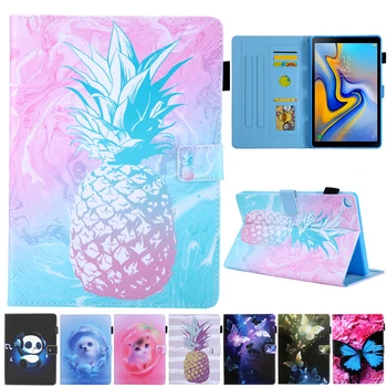 

Case For Coque Samsung Galaxy Tab A7 10.4" 2020 SM-T500 T505 Cartoon Leather Stand Cover For Samsung Tab A7 Tablet Cover Cases