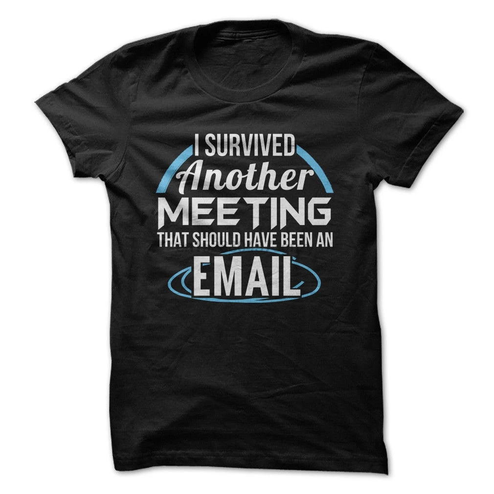 

I Survived A Meeting That Should Have Been An Email - Funny T-Shirt