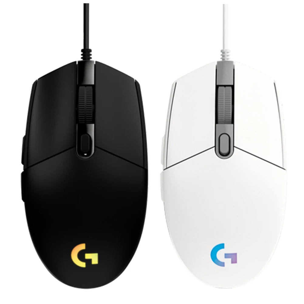 Logitech G102 Lightsync Gaming Mouse Rgb 6 Buttons 8000 Dpi Adjustable Wired Game-level Sensing For Pc Notebook Computers | Компьютеры и