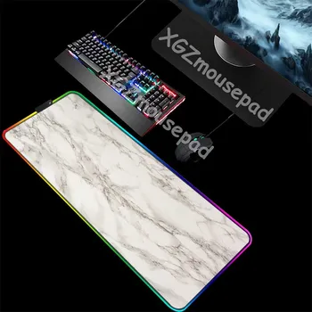 

XGZ Marble Stripe Pattern Custom Large RGB Mouse Pad Black Lock Edge Office Computer Desk Mat Speed Natural Rubber Non-slip Xxl