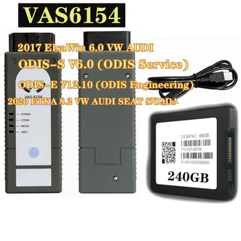 

VAG VAS6154 OBD Connector Car Diagnostic Interface 240GB SSD Software Program ODIS-S V6.0 ODIS-E Engineering V12.1 ETKA8.2 ELSA6