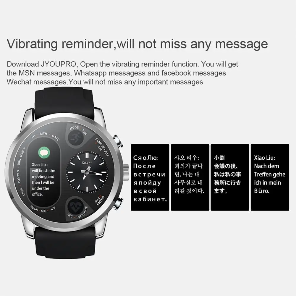 T3 Pro Sports Fitness Tracker Heart Rate Blood Pressure Monitor Smart Watch IP67 Waterproof Wristband Bluetooth Smart Bracelet