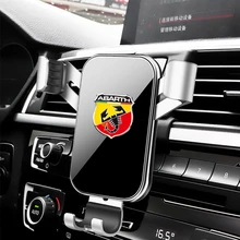 

Car Phone Holder Air Vent Clip Mount Mobile Cell Stand Smart phone GPS Holder For Fiat Abarth 595 Abarth 500 abarth 124 spider