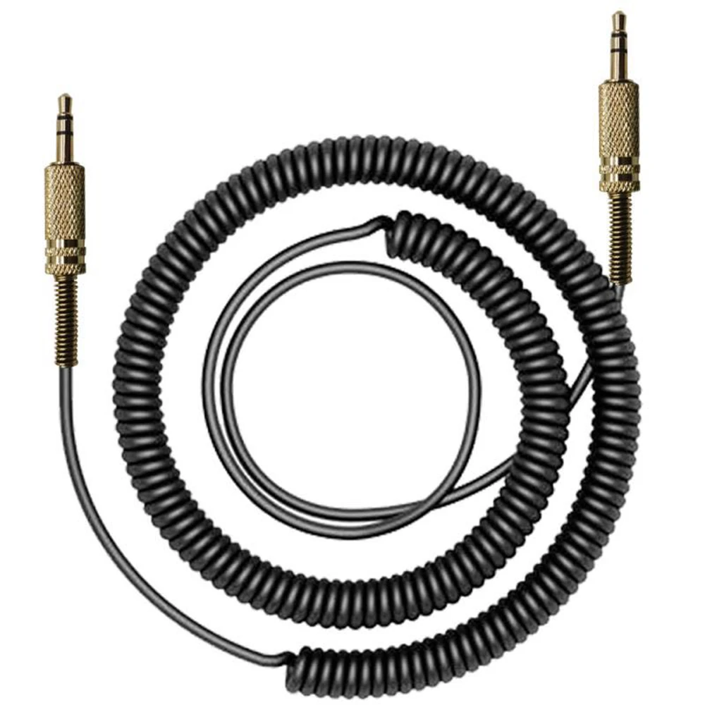 OFC Replacement Spring Coiled Aux Cable Extension Cord For Marshall Action Stanmor Woburn Kilburn Stockwell I II III Speaker