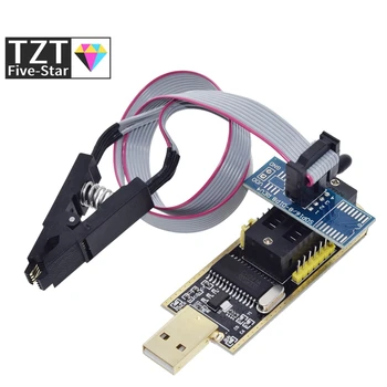 

1PCS CH341A 24 25 Series EEPROM Flash BIOS USB Programmer Module + SOIC8 SOP8 Test Clip For EEPROM 93CXX / 25CXX / 24CXX