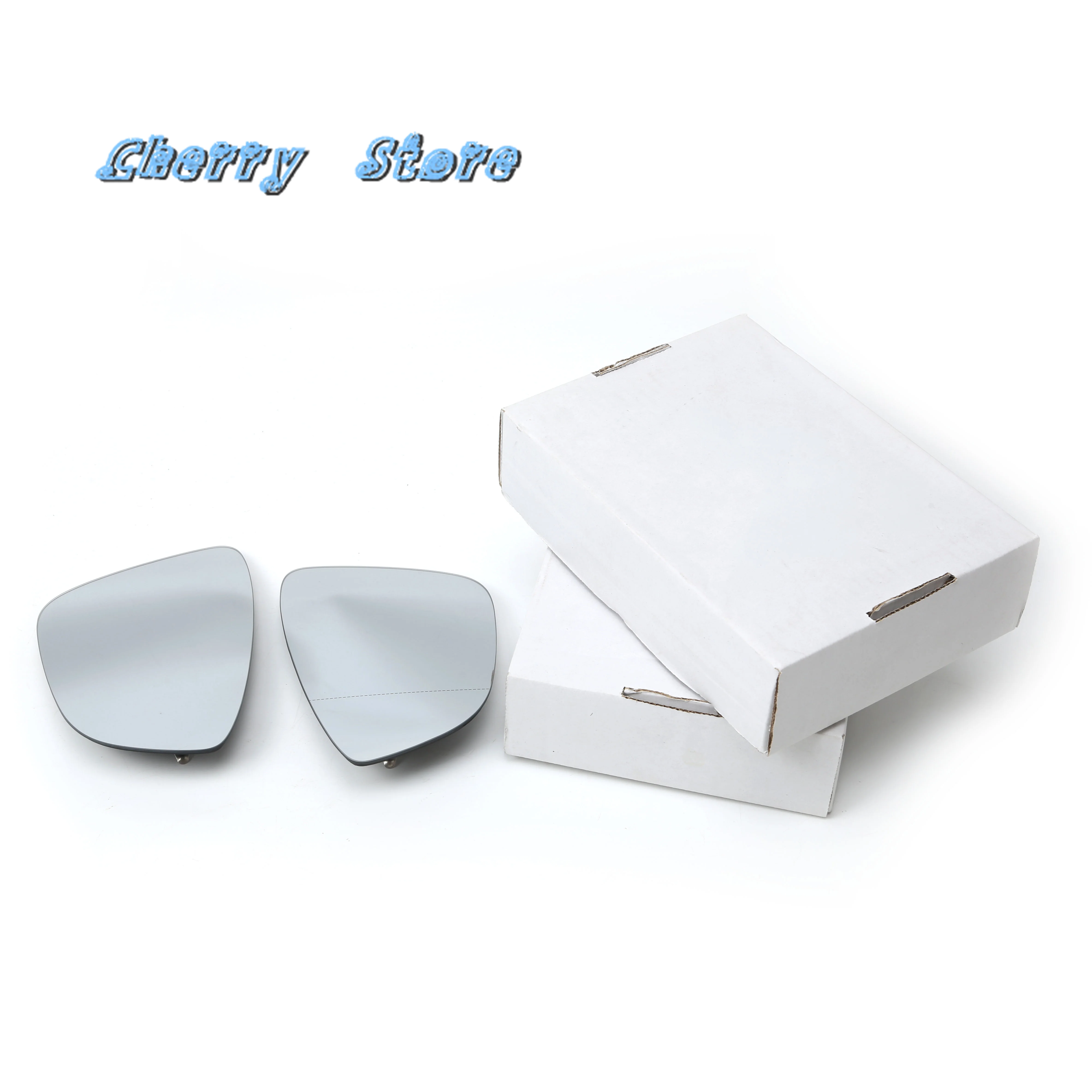 New 3c8 857 521 & 3c8 857 522 Wing Mirror Glass W/ Heat Mirror Glass Electric Heated For Vw Eos