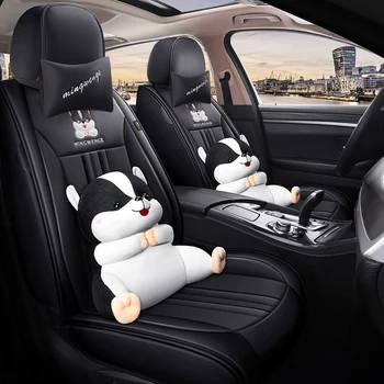 

Full Coverage Eco-leather auto seats covers PU Leather Car Seat Covers for subaru forester impreza legacy outback xv