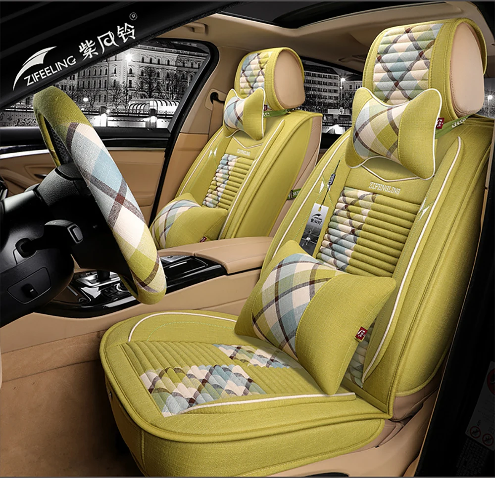 

Autocovers Car Seat Covers For Sudan SUV Durable Leather Adjuatable Five Seats Cushion 5-9 PCS Mats For KIA-OPTIMA FORTE soul