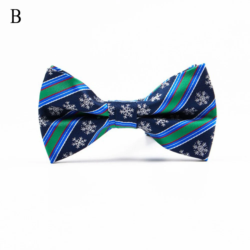 B 1PC New Bow Ties for Men Christmas Tree Bowties For Mens Wedding Cravat Butterfly Tie Casual Fashion Bowknot Bowties Men Gifts - Цвет: B
