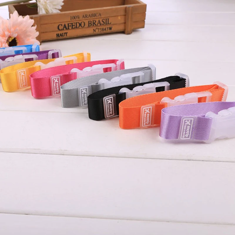 

Adjustable Luggage Straps Nylon Luggage Accessories Hanging Buckle Straps Suitcase Bag Straps Belt Lock Hooks Travel