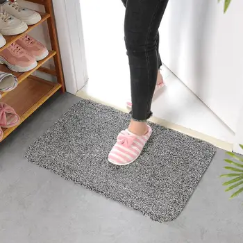 

45x70cm Super Absorbs Doormat Non Slip Door Mat Pet Paw Clean Dirt Trapper Cotton Entrance Rug Bathroom Kitchen Floor Mat