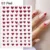 1шт Love Heart Designs 3D Nail Sticker День Святого Валентина Черный Красный Переводные Наклейки Слайдер Подарки Для Украшения Ногтей Маникюр