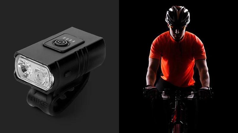 Feu Avant Vélo Cyclami, IPX6 étanche, Powerbank USB-C, Rechargeable, éclairage Sécurité