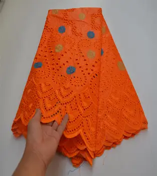 

New Bazin Riche Getzner Lace Fabric Cotton Embroidery 2020 High Quality African French Net Laces Fabrics 5 Yards For Dress