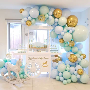 

95 Pack Macaron Pastel Balloons Garland Arch Kit Confetti Balloon for Anniversary Wedding Party Decoration Baby Birthday Shower